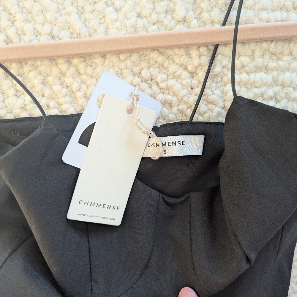 Commense Strapless Black Dress - Picture 2 of 3